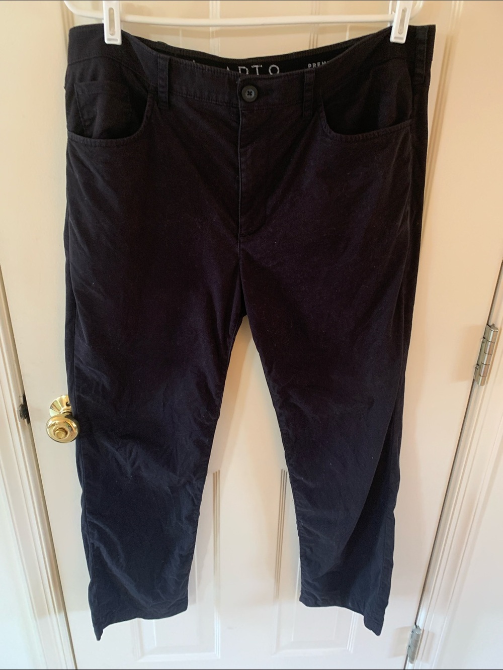 Apt. 9 Men's Black Straight Leg Chinos